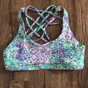 Born Primitive Vitality Sports Bra Purple Splash